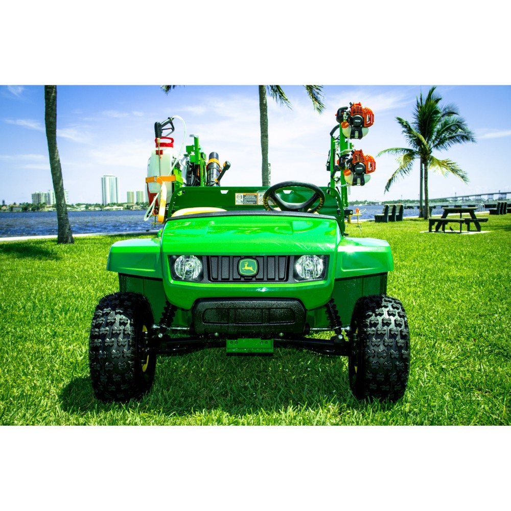 Green Touch Bed Rail System For John Deere Gator Plastic Bed - Ascmtools