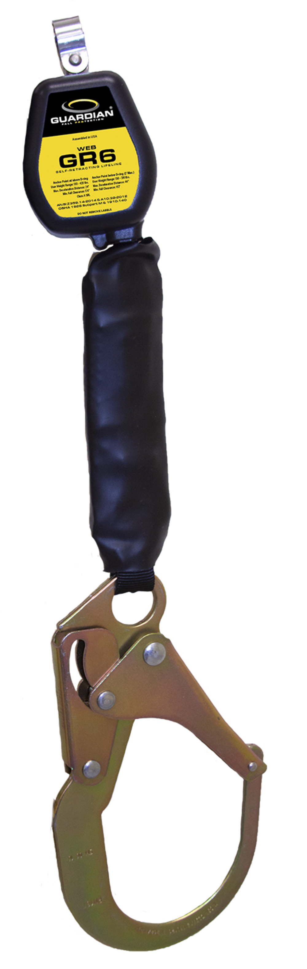 Guardian Fall Protection GR6 Web SRL Steel Rebar Hook - Ascmtools