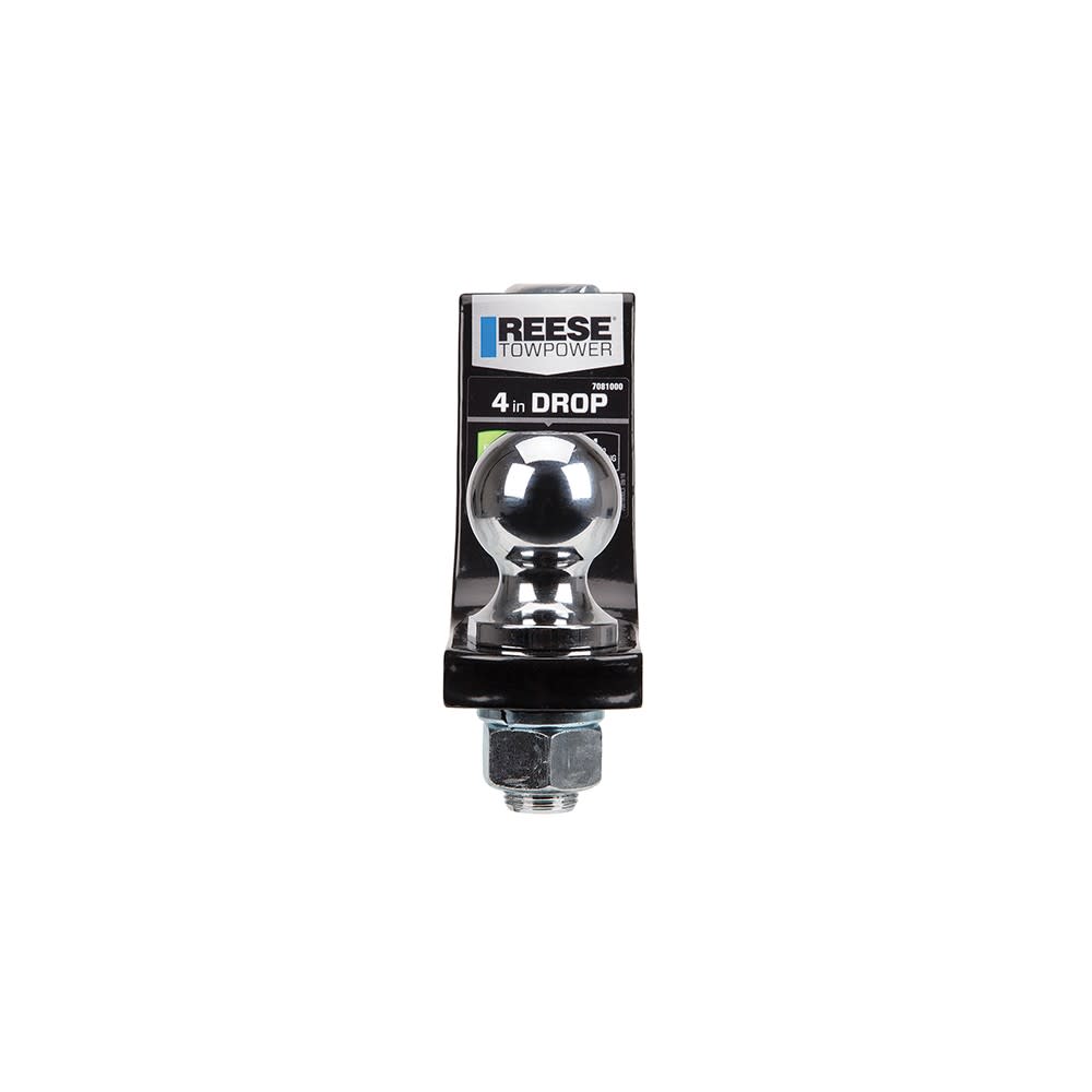 Reese 4″ 7500 lbs Trailer Hitch Ball Mount Starter Kit - Ascmtools