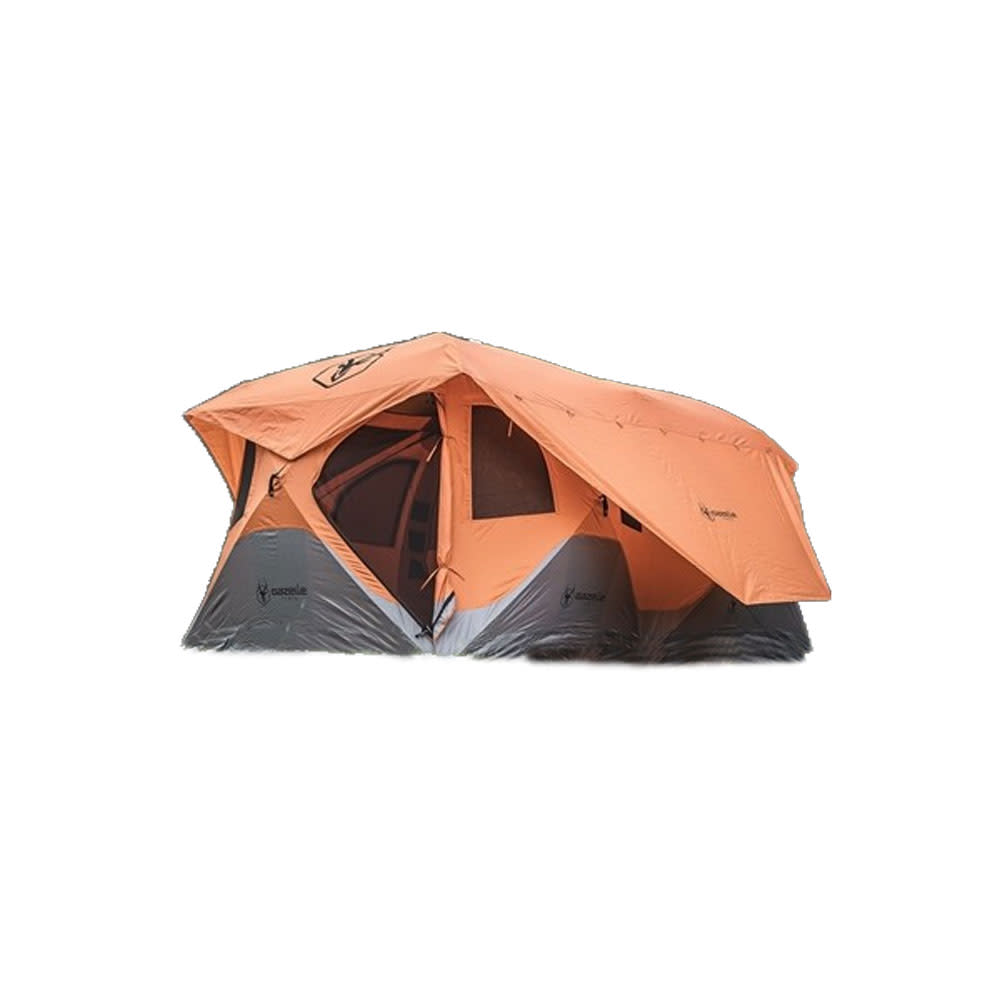 Gazelle T8 Hub 8 Person Camping Tent Sunset Orange - Ascmtools