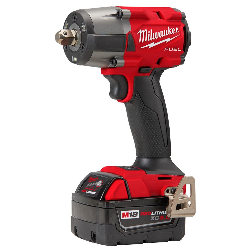 Milwaukee M18 FUEL 1/2 Mid-Torque Impact Wrench with Pin Detent Kit - Ascmtools