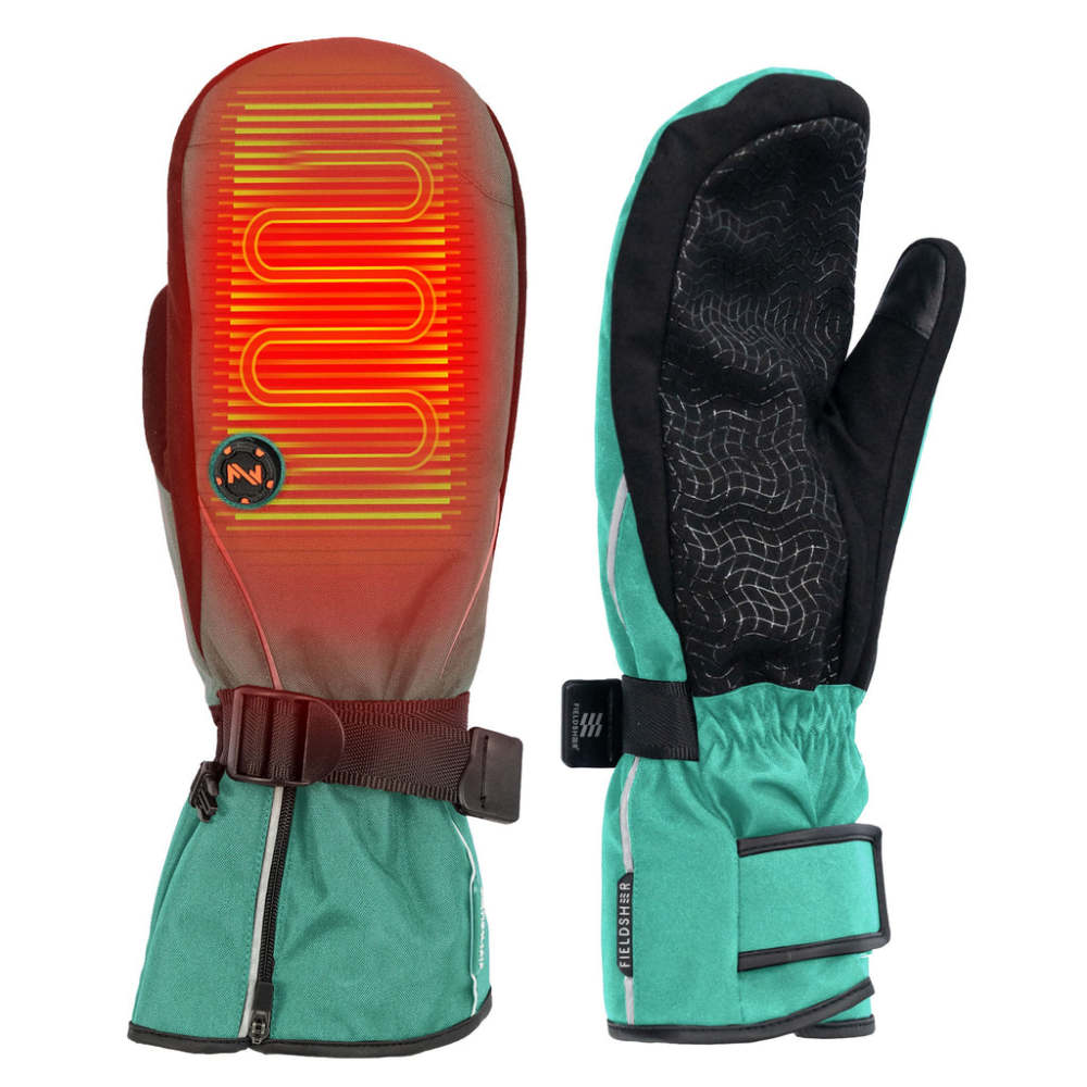 Mobile Warming Storm Heated Mitten Womens Blue XL - Ascmtools