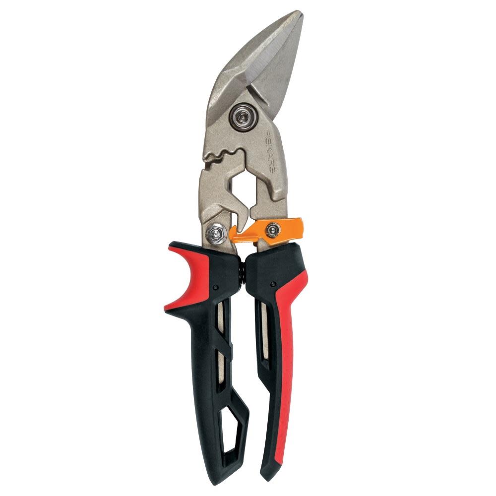 Fiskars PRO PowerGear Aviation Snips Offset Left - Ascmtools