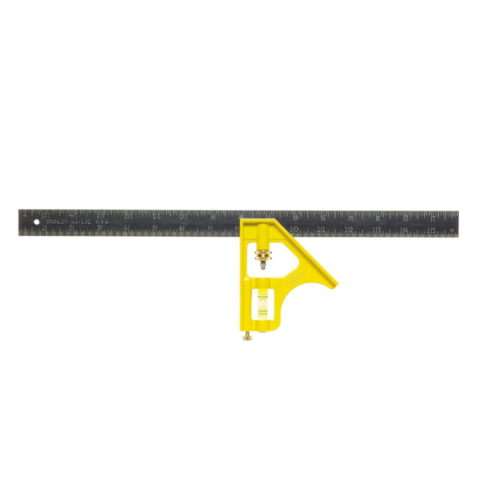 Stanley 16 In. Contractor Grade Combination Square - Ascmtools