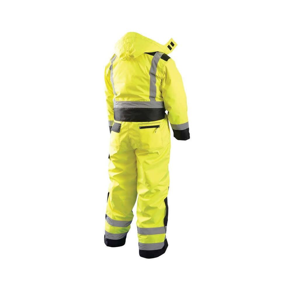 Occunomix Hi-Vis Yellow Class 3 High-Visibility Winter Coverall Medium - Ascmtools