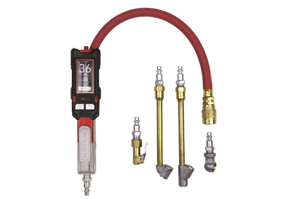 Milton Precision Digital Tire Inflator & Pressure Gauge (0-160 PSI) Extreme  0.05% Accuracy - Ascmtools