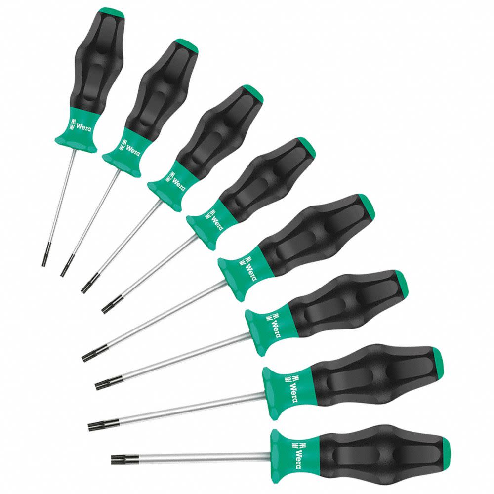 Wera Tools 1367/8 Kraftform Comfort TORX Screwdriver Set 8pc - Ascmtools