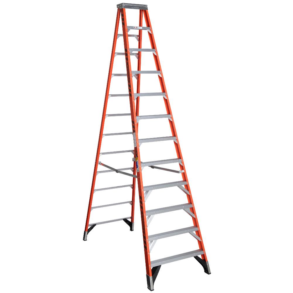 Werner 12 Ft. Type IAA Fiberglass Step Ladder - Ascmtools