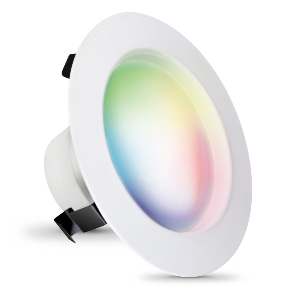 Feit Electric 4″ 8W RGBW LED Smart WiFi Recessed Downlight - Ascmtools