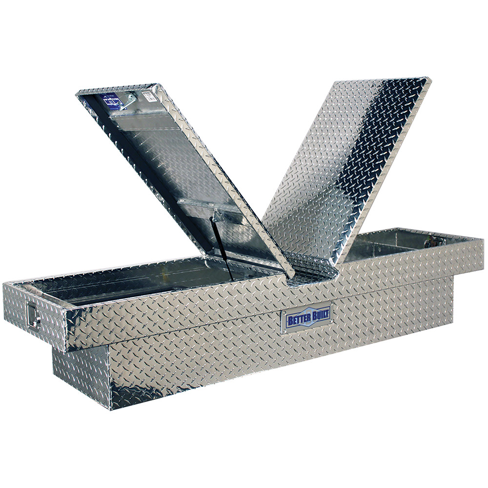 Better Built 71″ Gull Wing Truck Tool Box BRITE ALUMINUM - Ascmtools