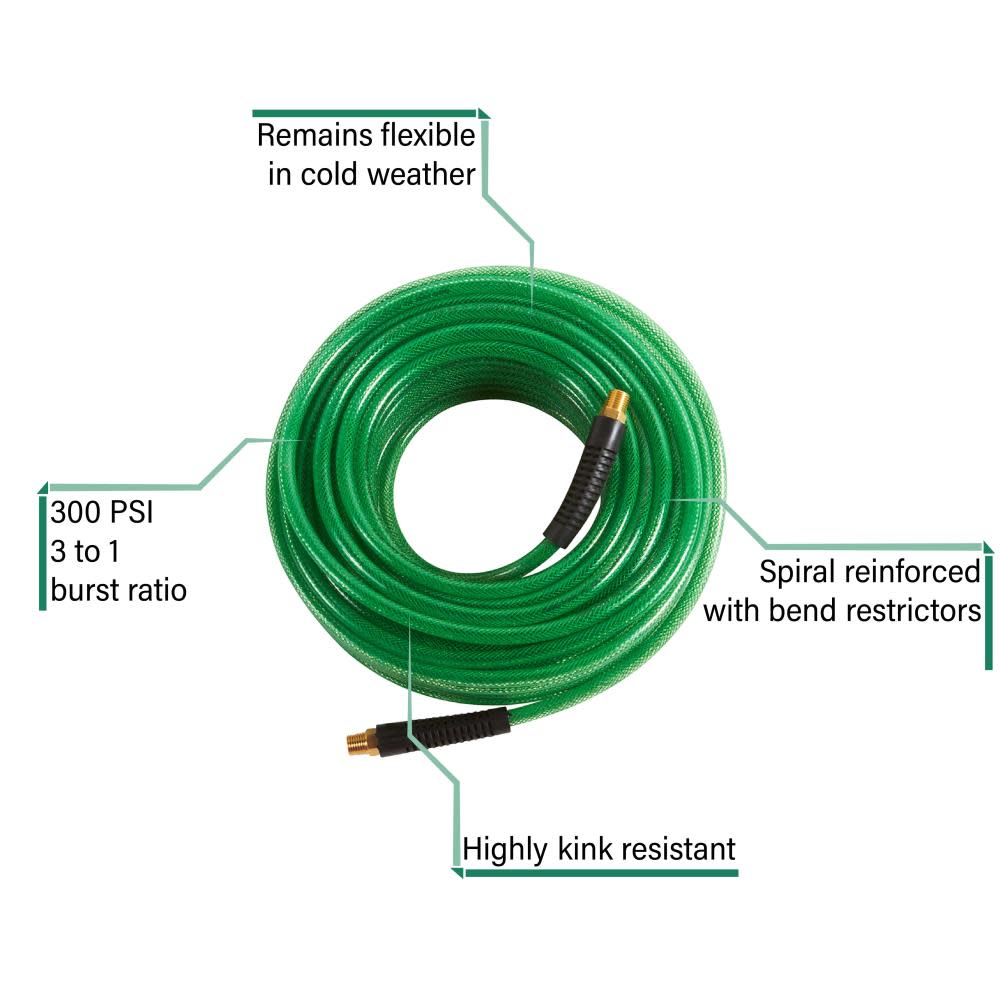 Metabo HPT Air Hose 1/4″ x 100′ - Ascmtools