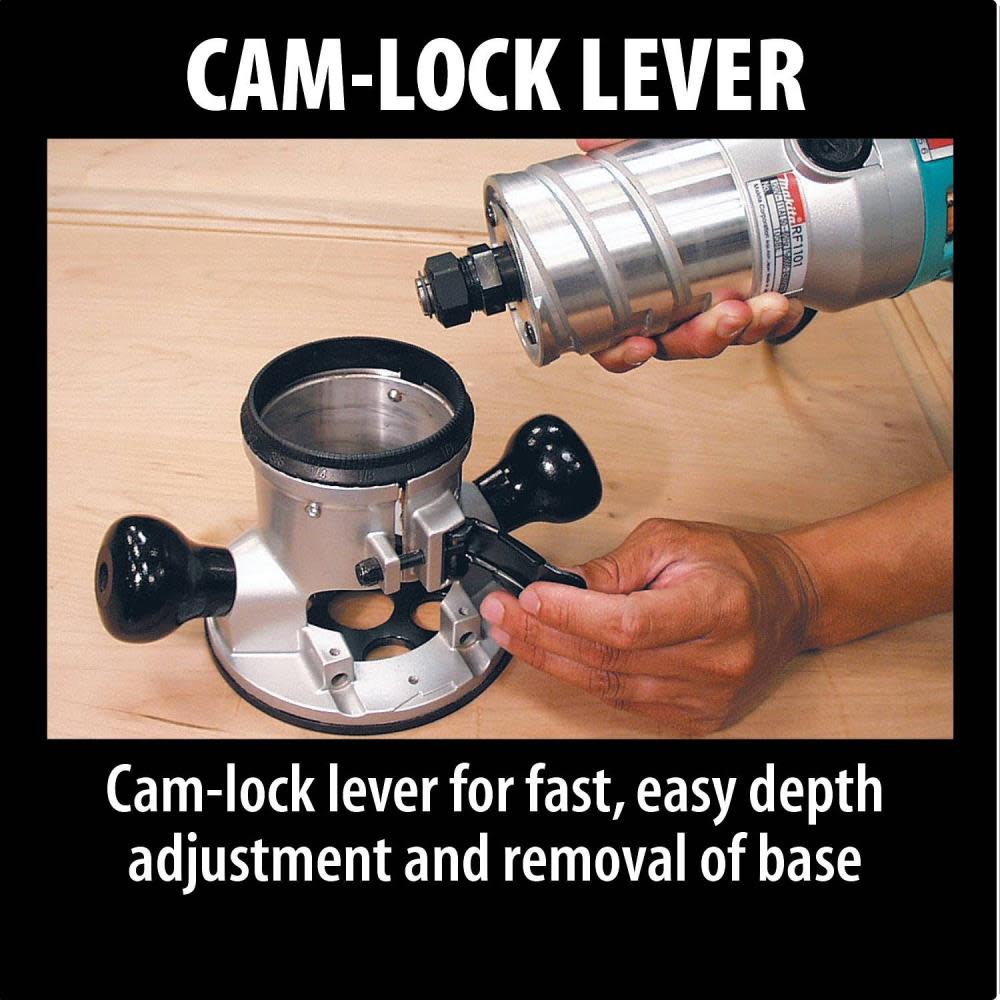 Makita 2-1/4 H.P. Industrial Router Kit - Ascmtools
