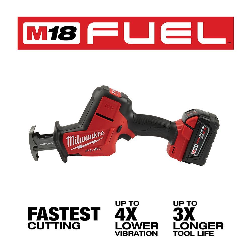 Milwaukee M18 FUEL HACKZALL Reciprocating Saw Kit - Ascmtools