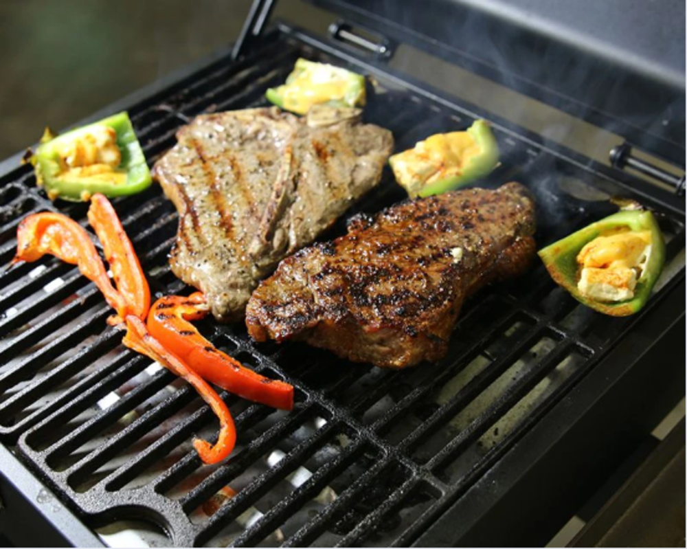 Blackstone Propane Gas Tailgater Combo in Black with Grill Box Two Burners and Griddle Plate 35000 BTU 1555 - Ascmtools