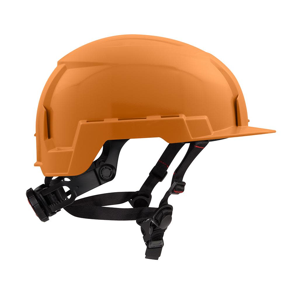 Milwaukee Orange Front Brim Helmet with BOLT Class E - Ascmtools