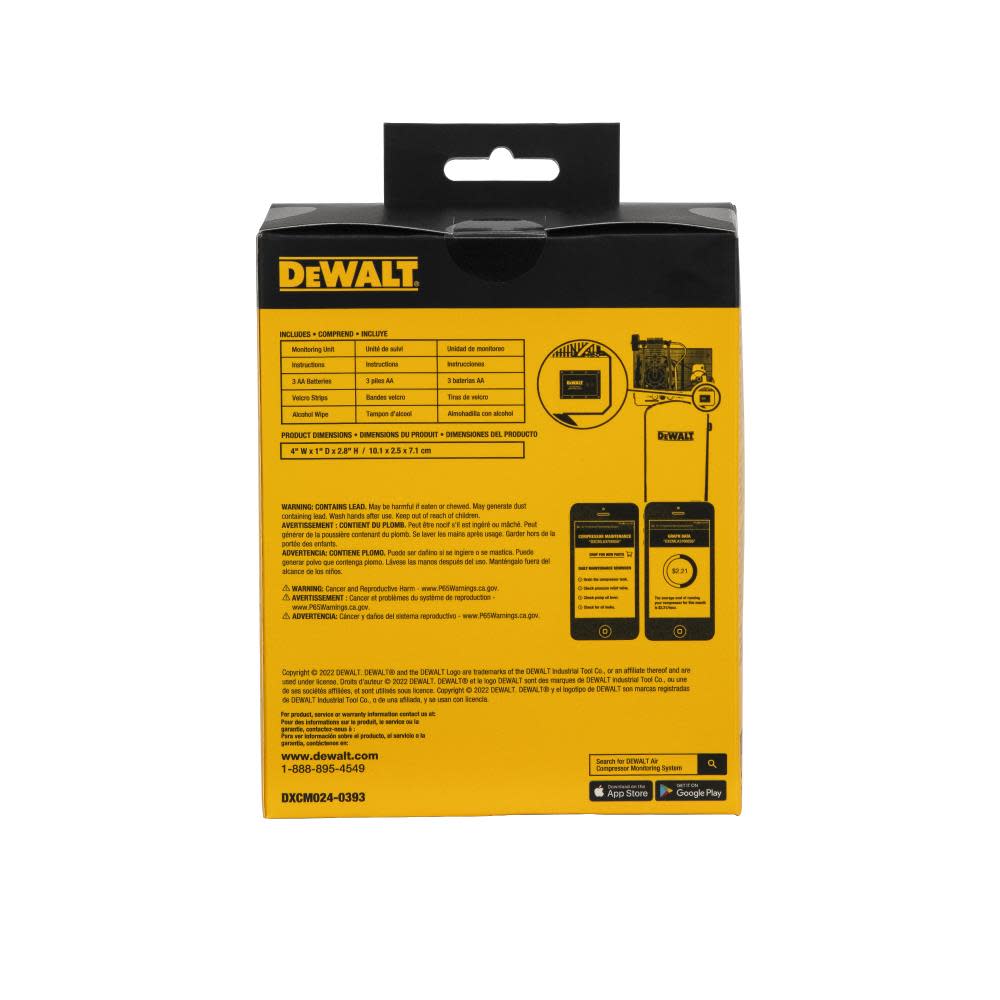 DEWALT Air Compressor Monitoring System - Ascmtools