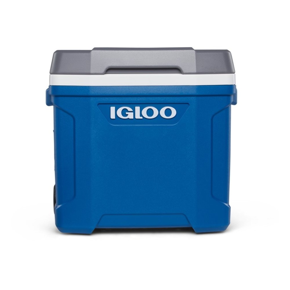 Igloo Latitude 30 Roller Hard Cooler Indigo Blue/Meteorite 30qt - Ascmtools