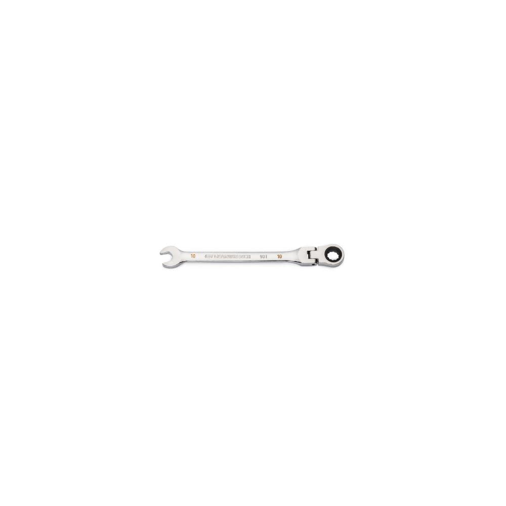 GEARWRENCH 10mm 90T 12 Point Flex Head Ratcheting Combination Wrench - Ascmtools