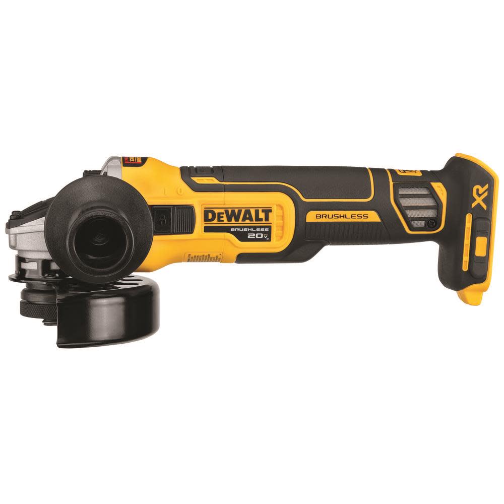 DEWALT 20V MAX XR 4.5″ Angle Grinder with Kickback Brake Bare Tool - Ascmtools