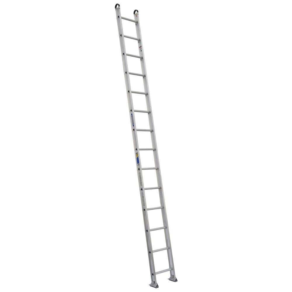 Werner 14 Ft. Type IAA Aluminum Round Rung Straight Ladder - Ascmtools