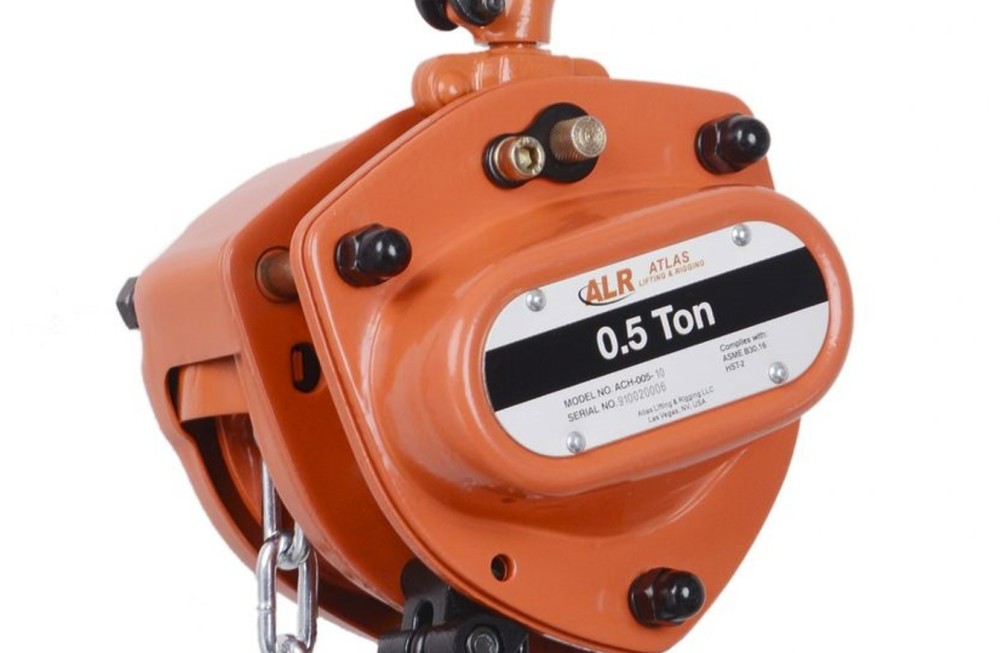 Atlas Lifting and Rigging Chain Hoist .5 Ton 1100 lbs 15′ Chain - Ascmtools