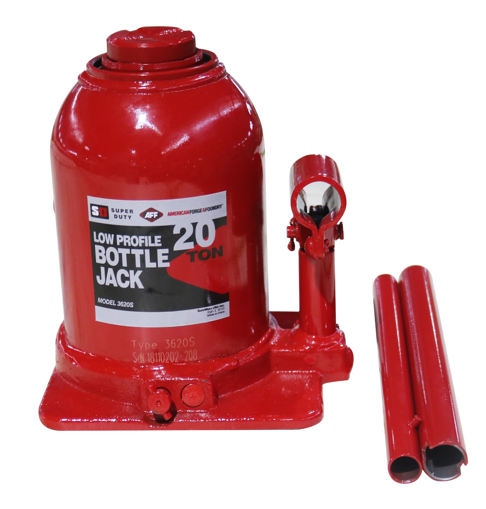 American Forge Low Profile Hydraulic Bottle Jack Manual 20 Ton - Ascmtools