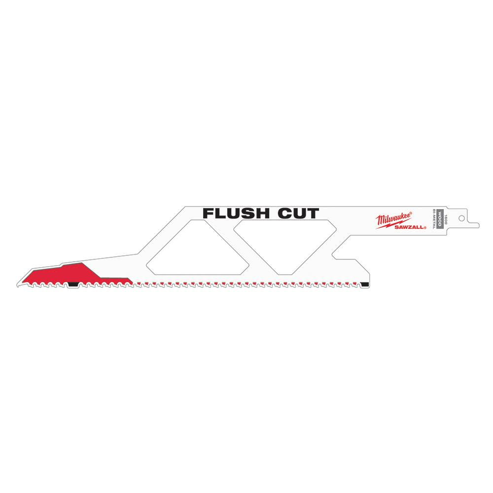 Milwaukee Flush Cut SAWZALL Blade - Ascmtools