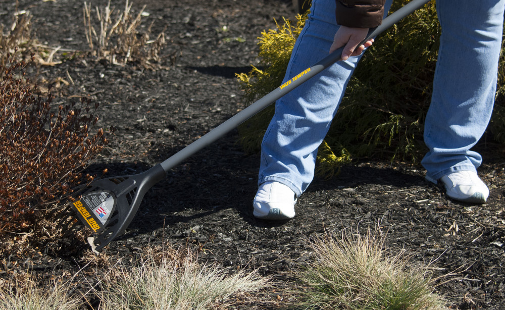 True Temper 8 In. Poly Head 11-Tine Shrub Rake with 60 In. Steel Handle - Ascmtools