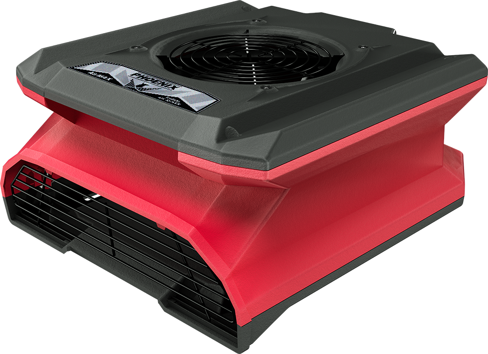 Phoenix Restoration Equipment AirMAX Radial Air Mover – Red - Ascmtools