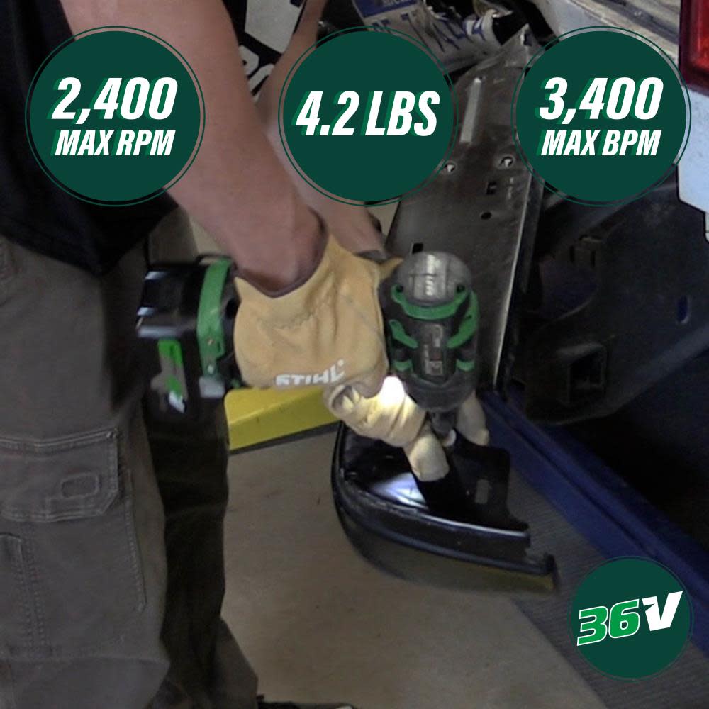 Metabo HPT 36V MultiVolt 1/2″ Mid Torque Impact Wrench Kit - Ascmtools
