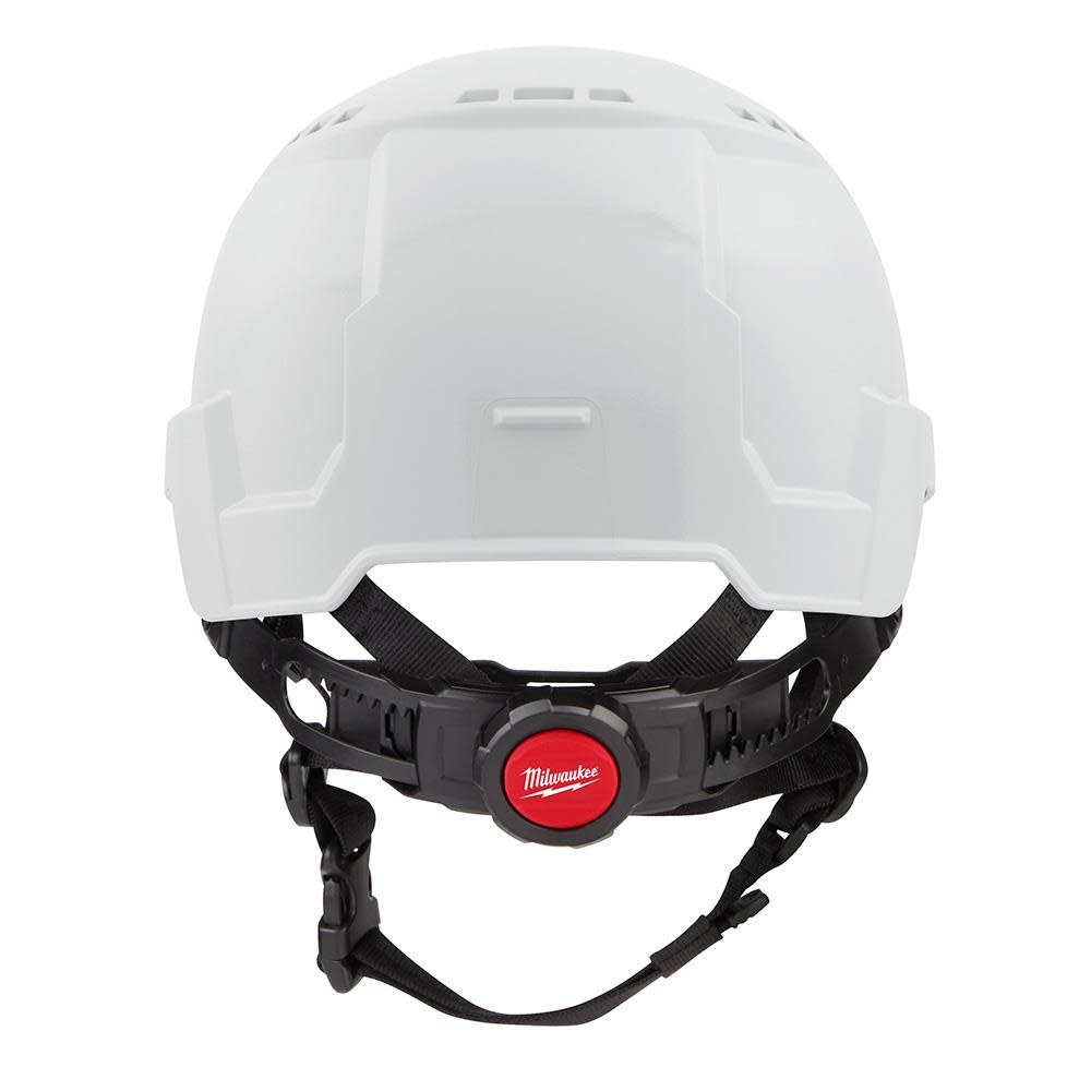 Milwaukee White Front Brim Vented Helmet with BOLT Class C - Ascmtools
