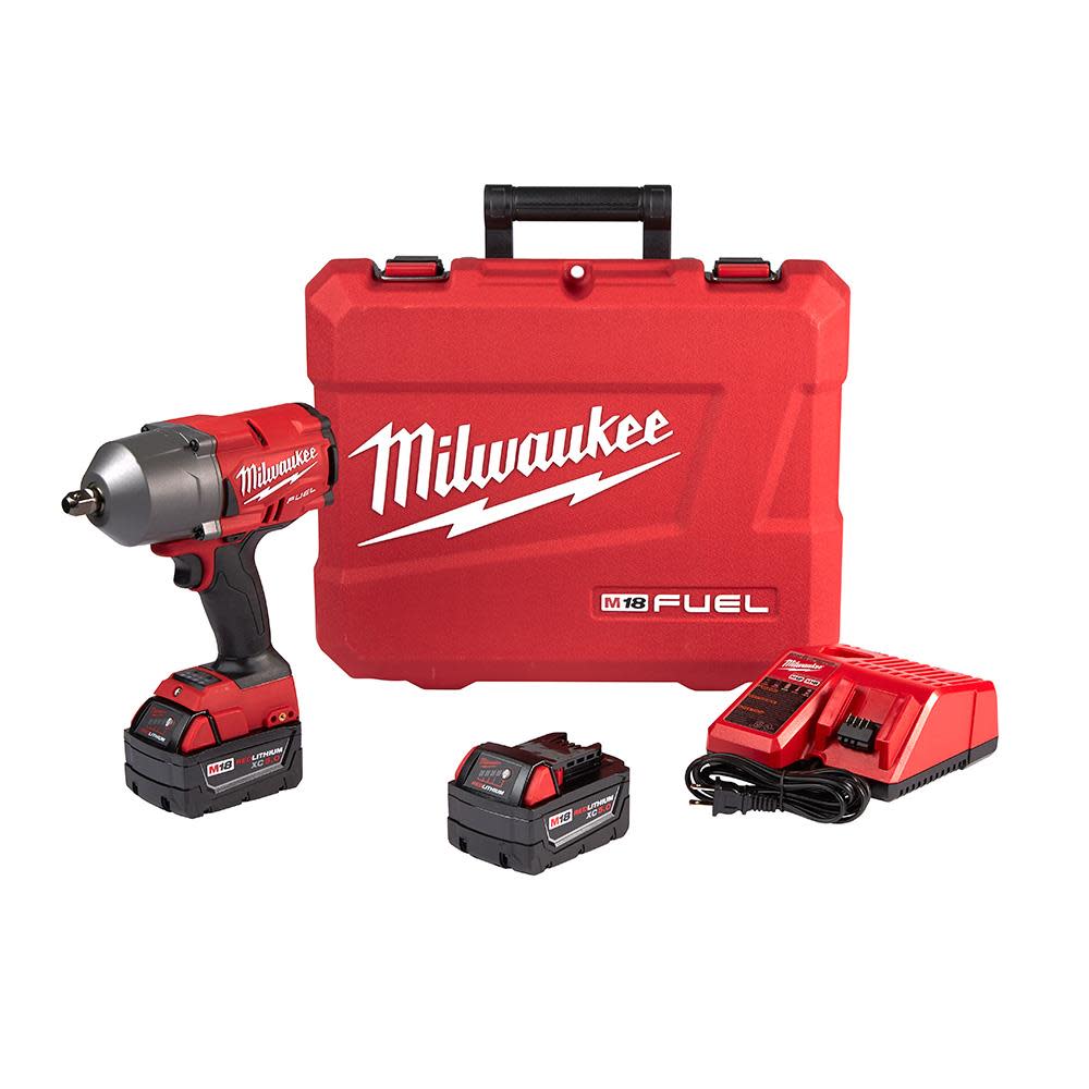 Milwaukee M18 FUEL 1/2 in. High Torque Impact Wrench with Pin Detent Kit - Ascmtools