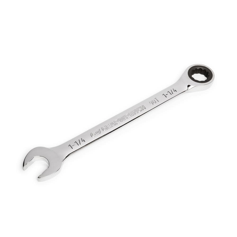 GEARWRENCH 1-1/4″ 90T 12 Point Ratcheting Combination Wrench - Ascmtools