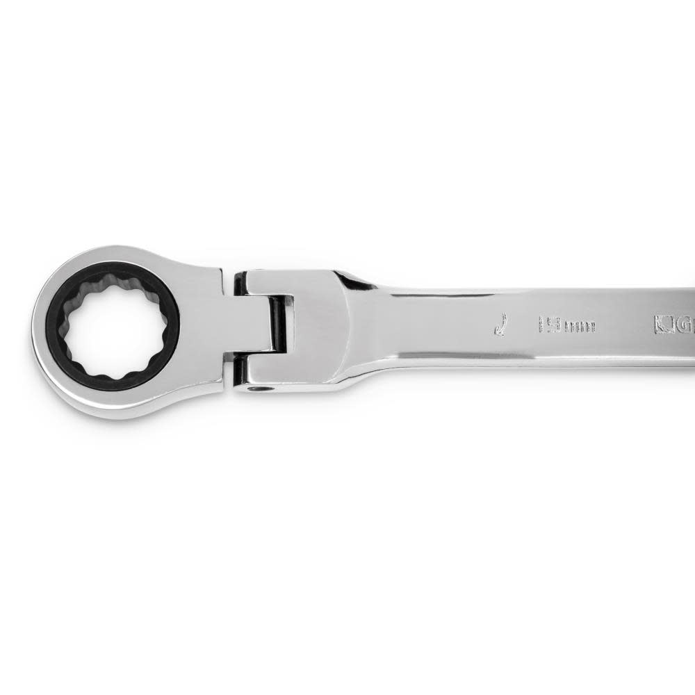 GEARWRENCH 12 Pc 72-Tooth 12 Point Flex Head Ratcheting Combination Metric Wrench Set - Ascmtools