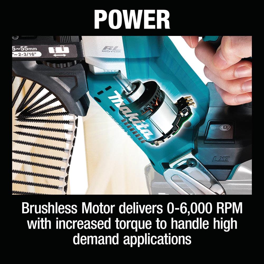 Makita 18V LXT 6000 RPM Autofeed Screwdriver Bare Tool - Ascmtools