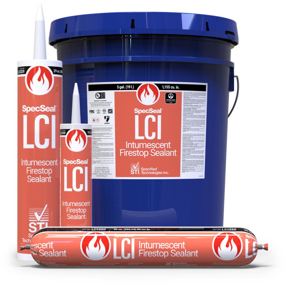 Specified Technologies Inc SpecSeal LCI Intumescent Firestop Sealant - Ascmtools