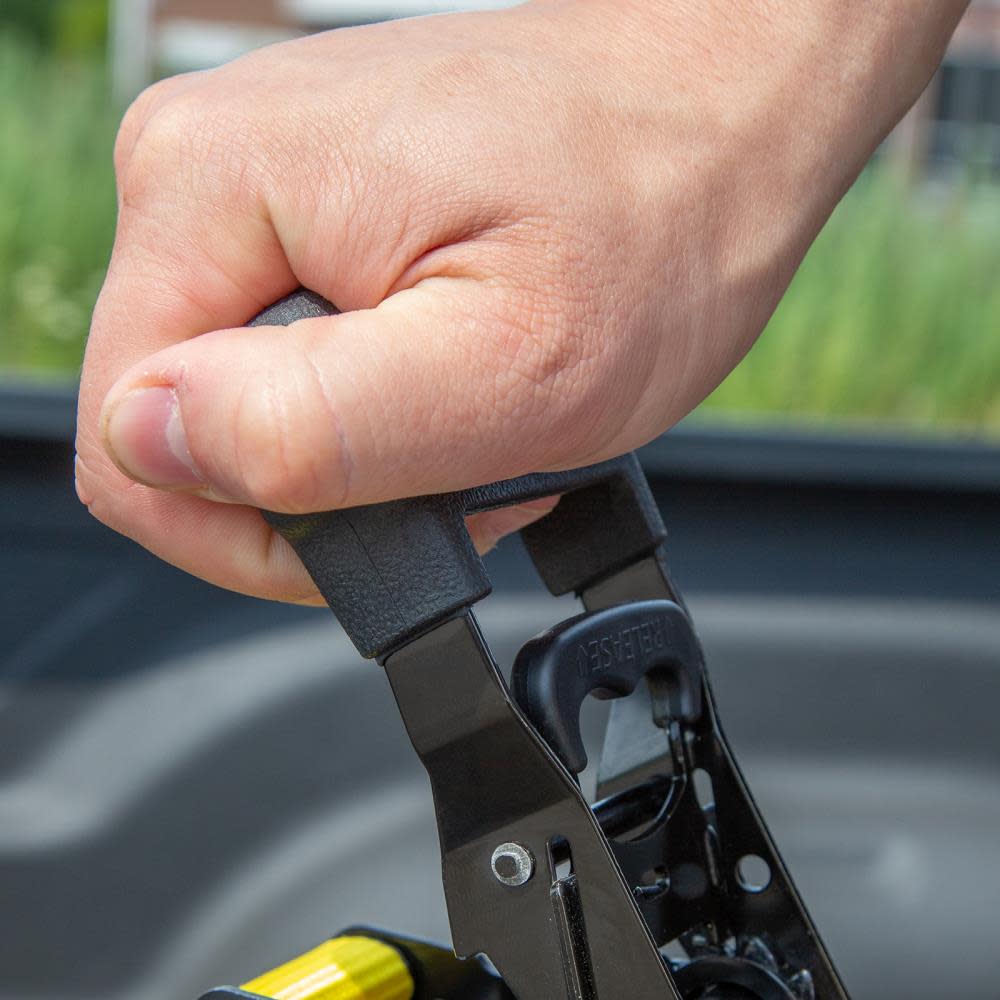 Stanley S1007 Ratchet Tie Down Straps 1.5″ x 16′ Heavy Cargo Hauling 3300 lbs Break Strength 2pk - Ascmtools