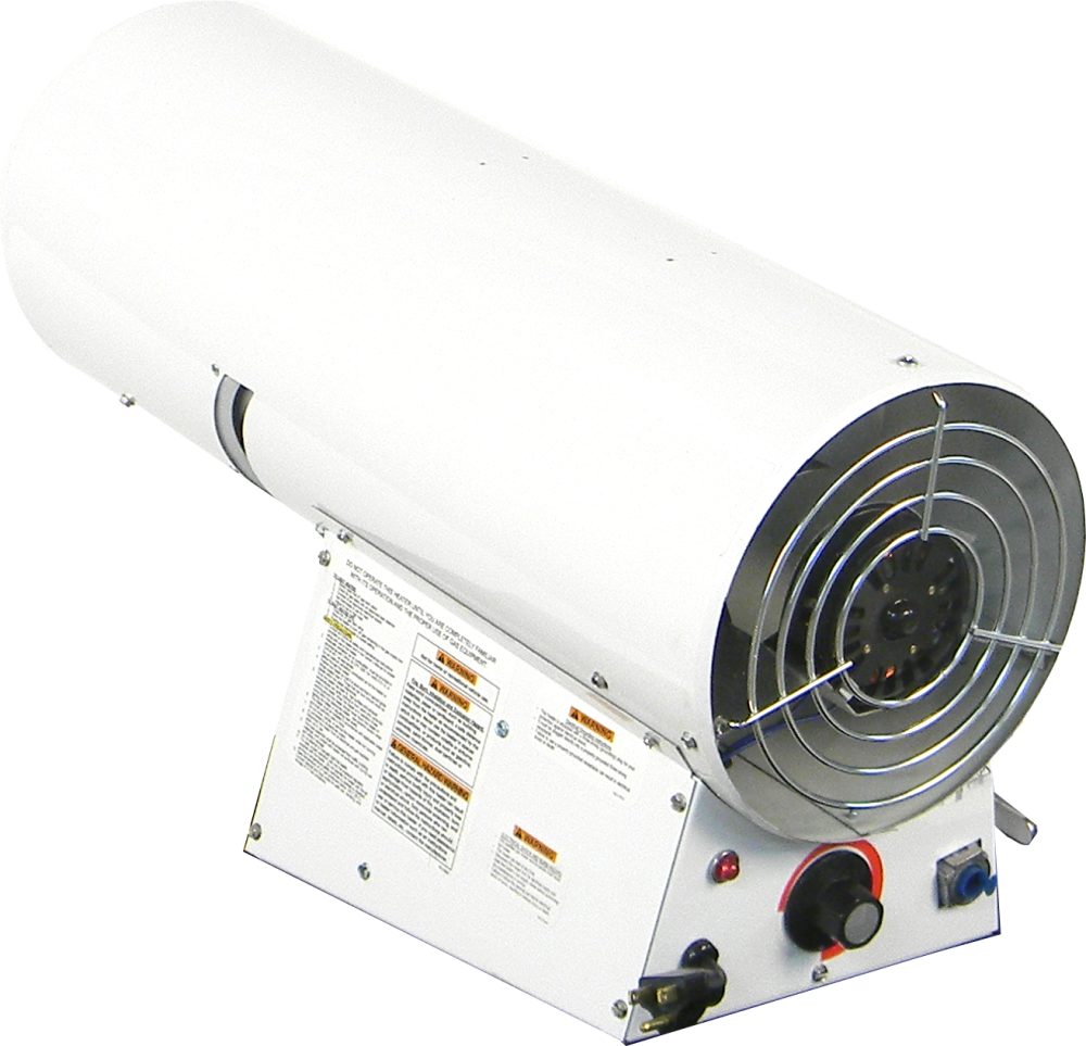 LB White Tradesman 170 Direct Fired 170k BTU Portable Natural Gas Heater with Diagnostic Light - Ascmtools