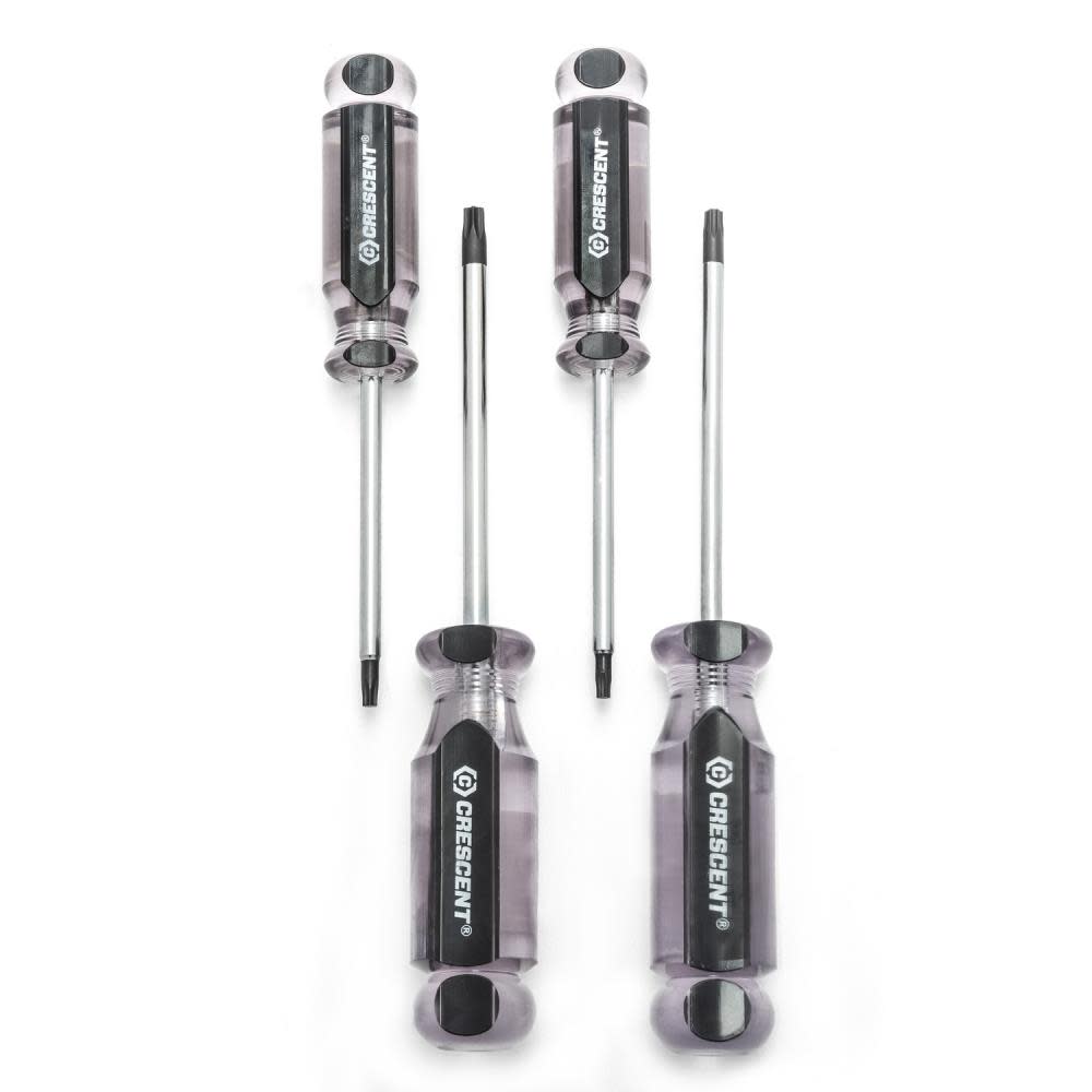 Crescent 4 pc. TORX Acetate Screwdriver Set - Ascmtools