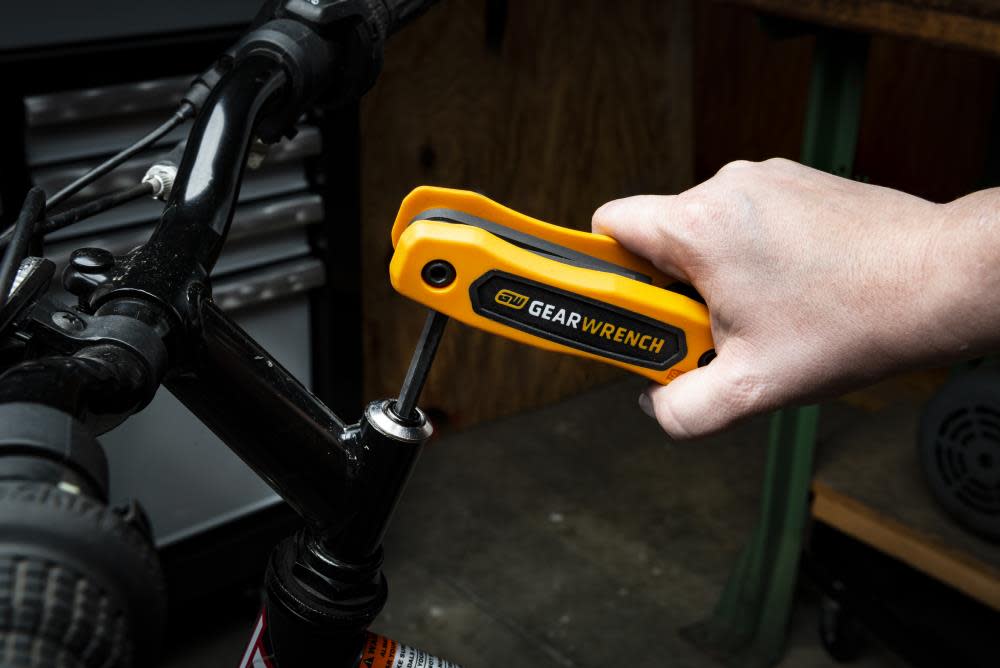 GEARWRENCH SAE/Metric Ball End Folding Hex Key Set 17pc - Ascmtools