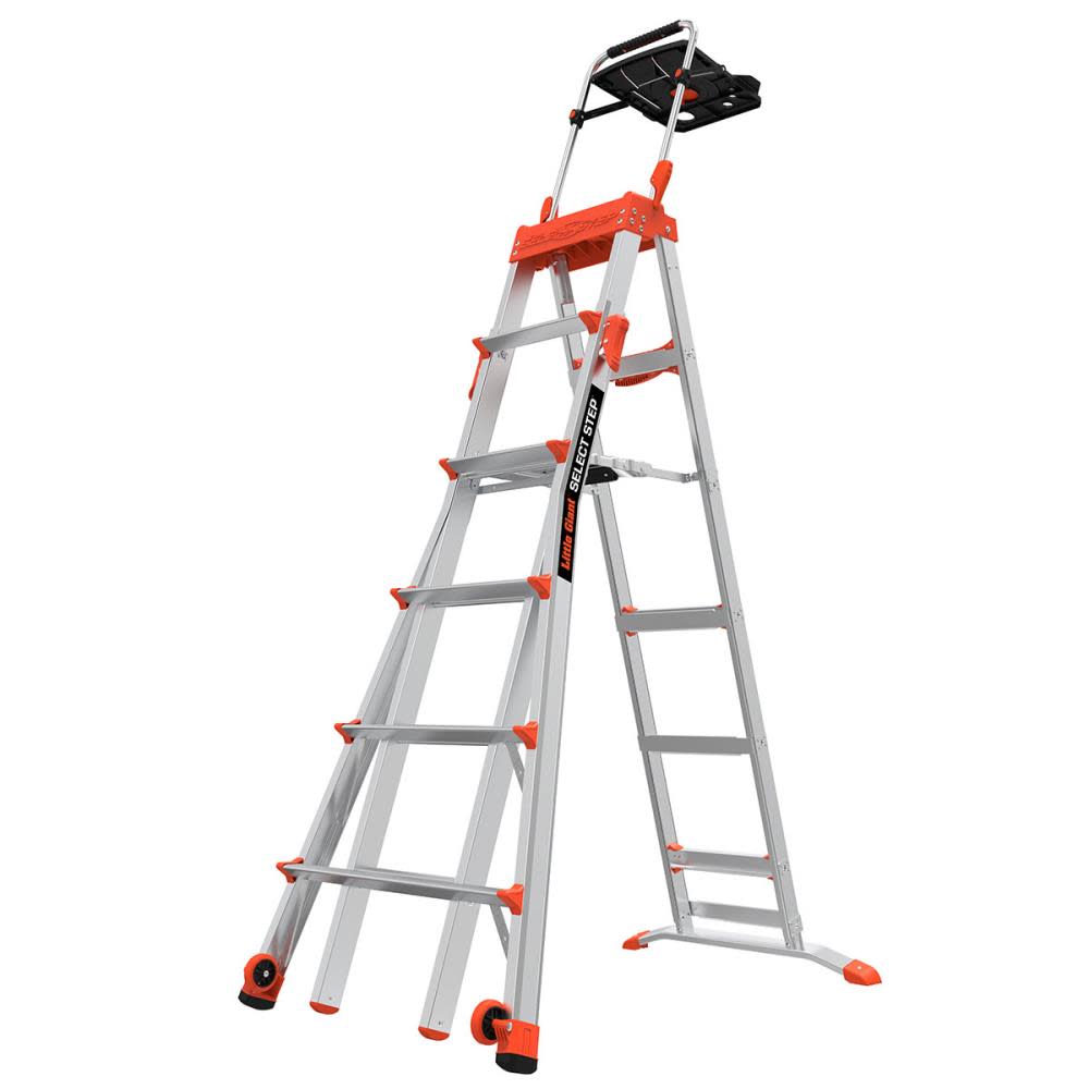 Little Giant Safety Select Step M6 Aluminum Type 1AA Step Ladder - Ascmtools