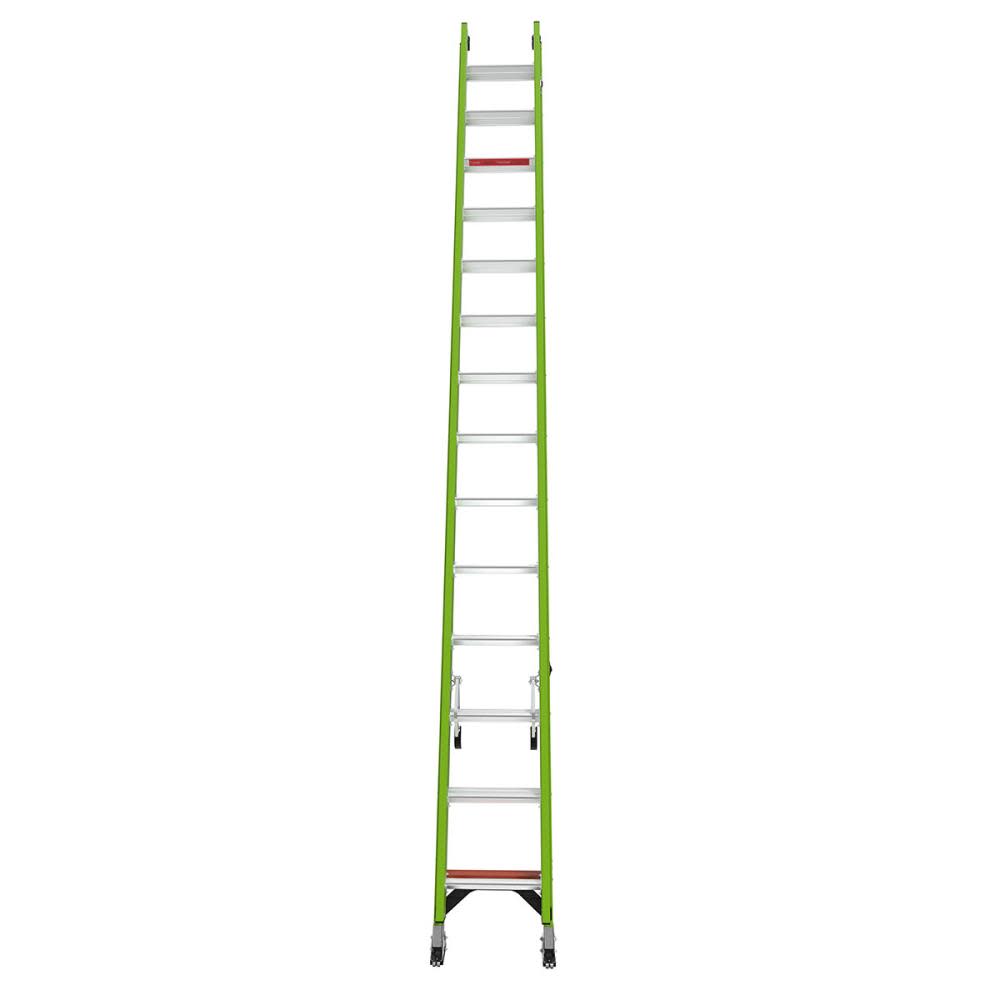 Little Giant Safety HyperLite 28 ft Type IAA Fiberglass Extension Ladder - Ascmtools