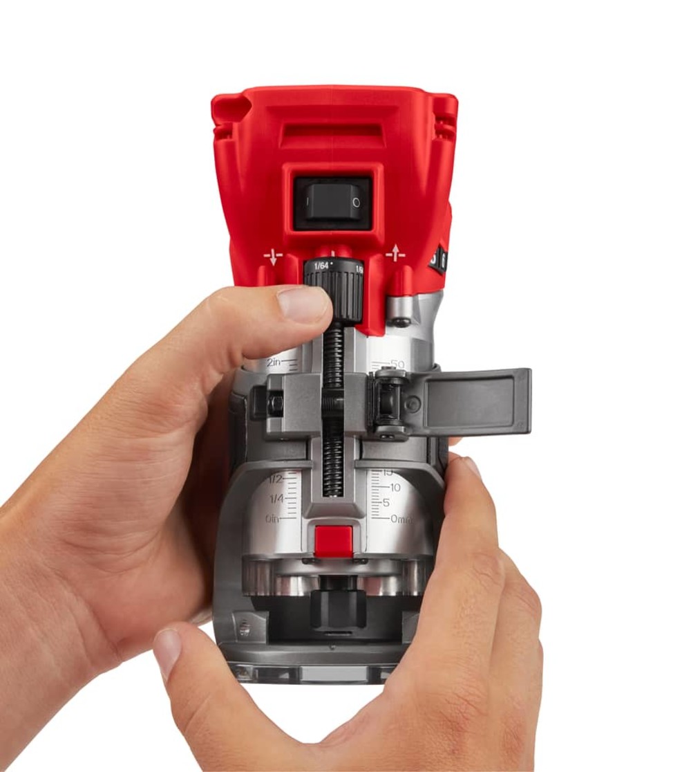 Milwaukee M18 FUEL Compact Router Bare Tool Reconditioned - Ascmtools