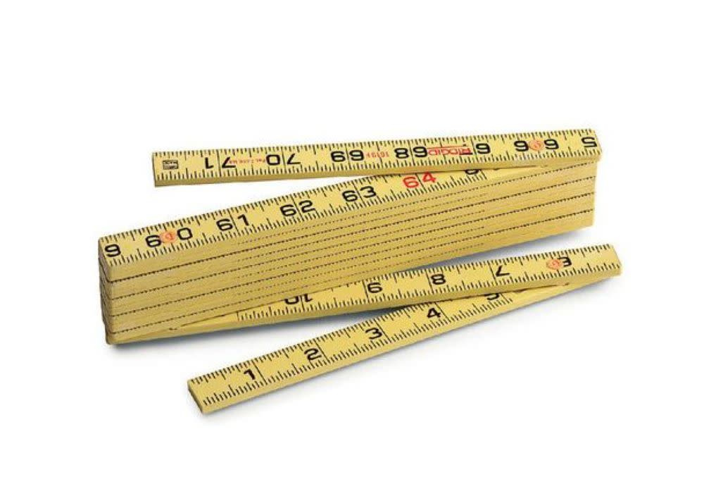 Ridgid 1619F Inside Flat Reading Fiberglass Folding Rule - Ascmtools