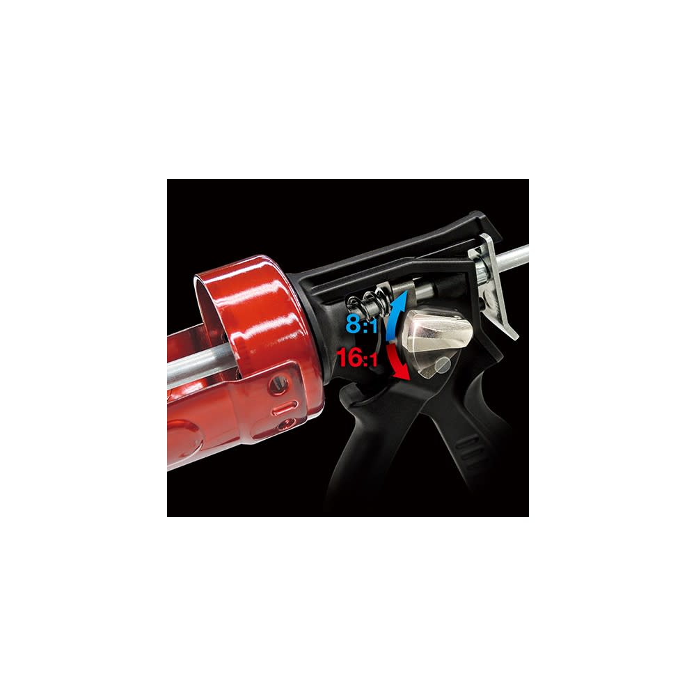 Tajima 30 Fl Oz Ratio Switchable High Thrust Rotary Caulk Gun - Ascmtools