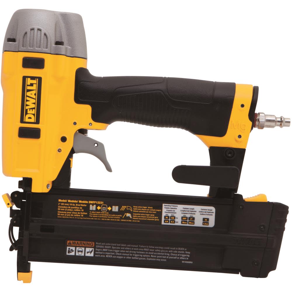 DEWALT 6 gal Pancake Compressor/ 2 In. Brad Nailer Combo Kit - Ascmtools