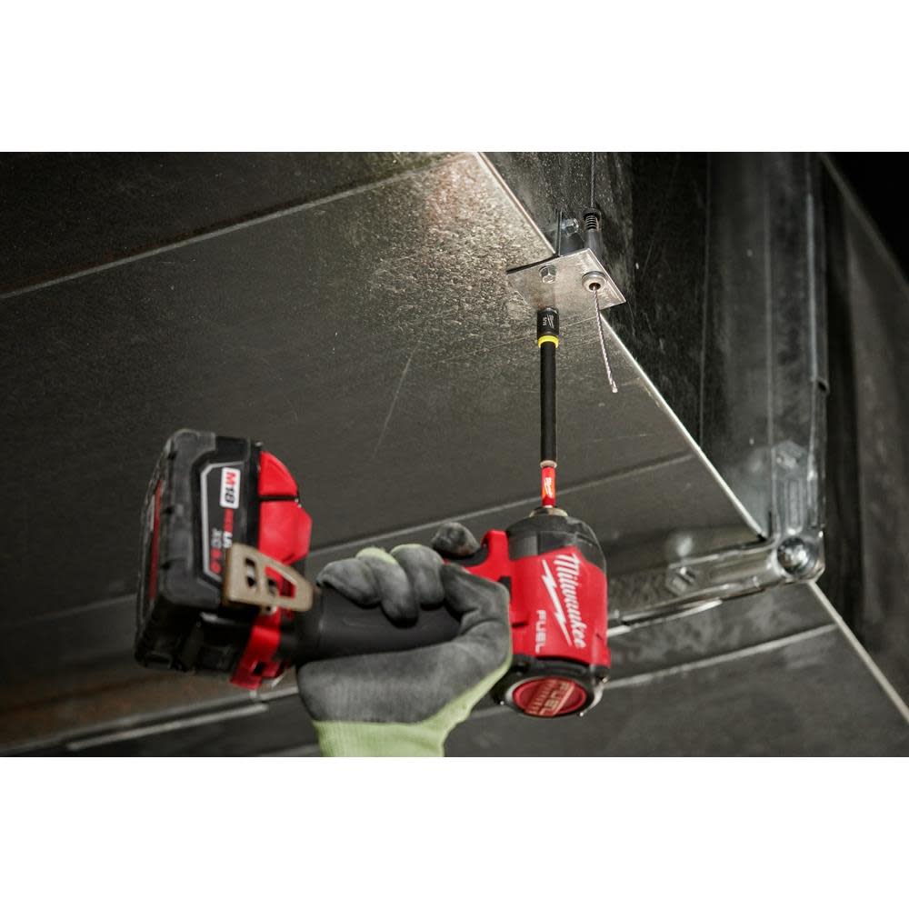 Milwaukee SHOCKWAVE Impact Duty 8MM x 2 9/16″ Magnetic Nut Driver 10pk - Ascmtools