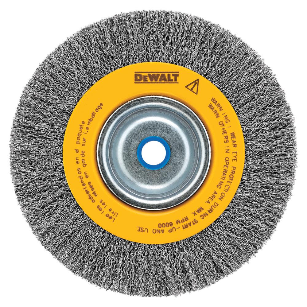 DEWALT 6 In. Crimped Wire Wheel Wide Face - Ascmtools