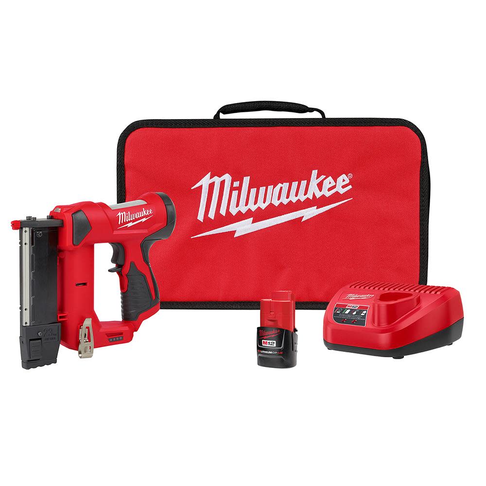 Milwaukee M12 23 Gauge Pin Nailer Kit - Ascmtools