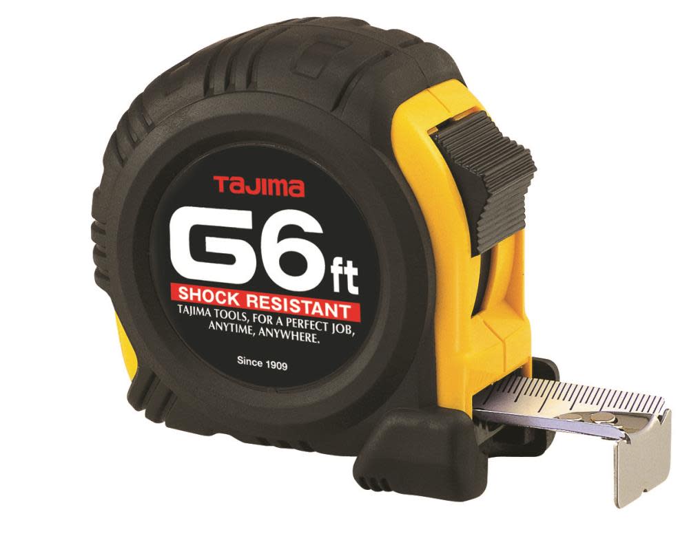 Tajima 6 Ft. Standard Scale Tape Measure with 1/2 In. Steel Blade - Ascmtools
